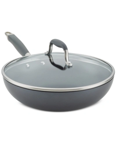 Shop Anolon Advanced Home Hard-anodized Nonstick Ultimate Pan, 12" In Moonstone