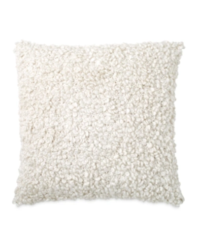 Shop Dkny Pure Looped 18x18 Decorative Pillow In Ivory