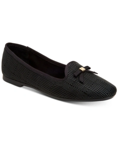Shop Charter Club Kimii Deconstructed Loafers, Created For Macy's In Black Plaid