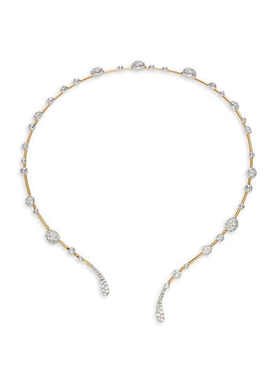 Shop Hueb Oceanum 18k Two-tone Gold & Diamond Necklace