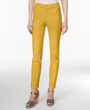 macy's charter club bristol skinny ankle jeans