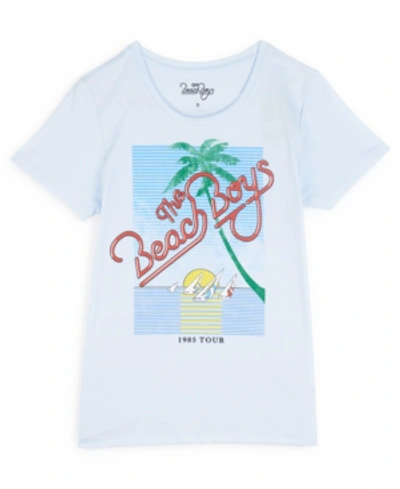 Shop Lucky Brand The Beach Boys Graphic T-shirt In Blue