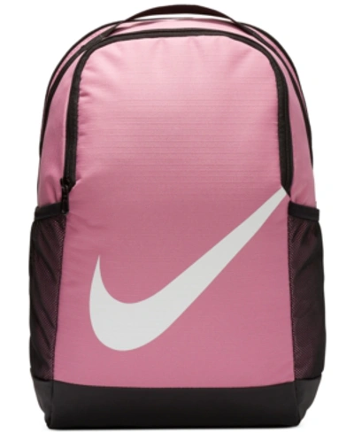 Shop Nike Youth Brasilia Backpack In Pink