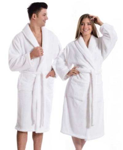 Shop Linum Home Super Plush Bath Robe In White