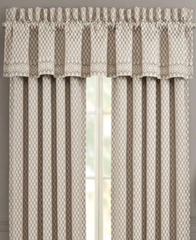 Shop J Queen New York Five Queens Court Beaumont Straight Window Valance In Champagne