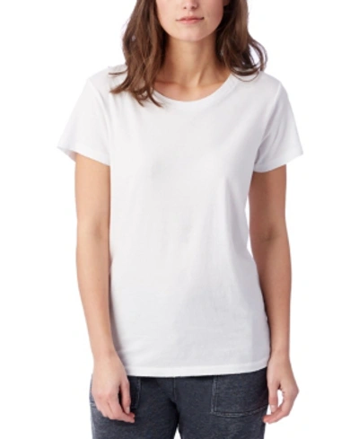 Shop Alternative Apparel Distressed Vintage-inspired Women's Tee In White