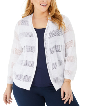 macys plus sweaters