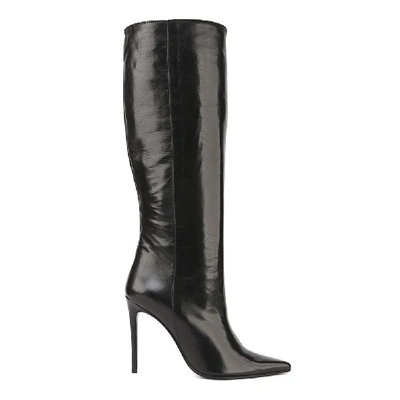 Shop Aldo Castagna Black Patent Leather Boots