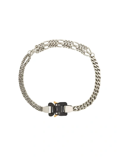 Shop Alyx Triple Cubix Silver-tone Choker