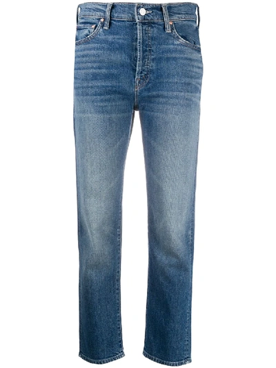 Shop Mother Cowboys Dont Cry Jeans In Blue
