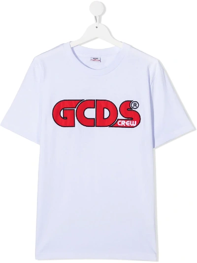 Shop Gcds Teen Graphic Logo T-shirt In White