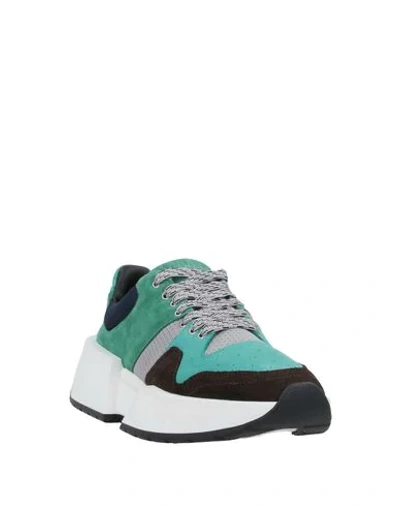 Shop Mm6 Maison Margiela Sneakers In Turquoise