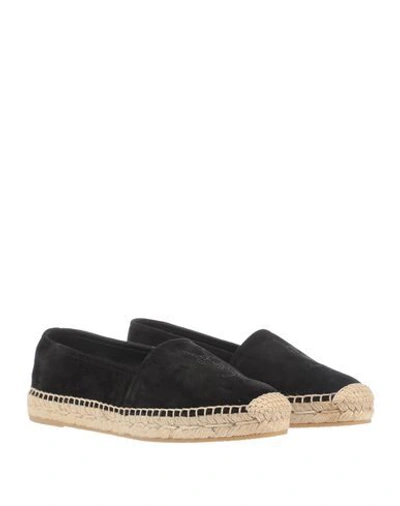 Shop Saint Laurent Espadrilles In Black