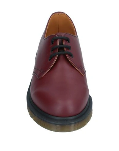 Dr. Martens Lace-up Shoes In Maroon