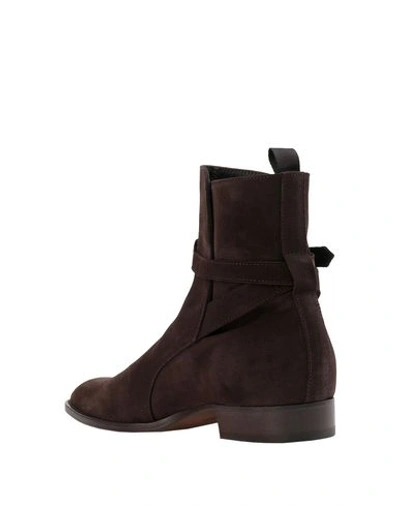 Shop Lemaré Man Ankle Boots Dark Brown Size 9 Soft Leather