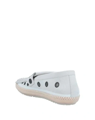 Shop Bottega Veneta Loafers In Light Grey