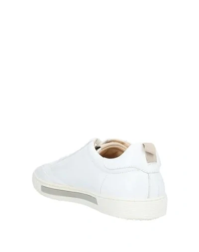 Shop Alessandro Dell'acqua Sneakers In White