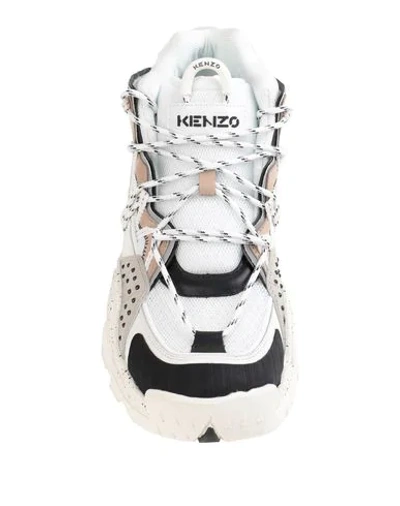 Kenzo Off-white & Grey Inka Sneakers | ModeSens
