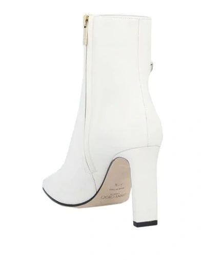 Shop Jimmy Choo Woman Ankle Boots White Size 7.5 Calfskin