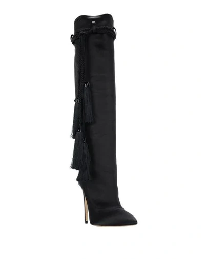 Shop Aleksander Siradekian Knee Boots In Black