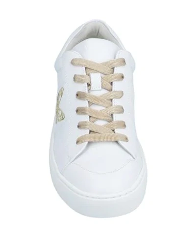 Shop Twinset Woman Sneakers White Size 8 Soft Leather