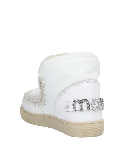 Shop Mou Ankle Boots In White
