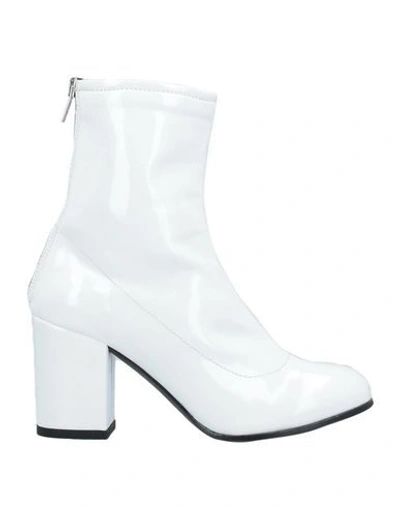 Shop Lemaré Ankle Boots In White