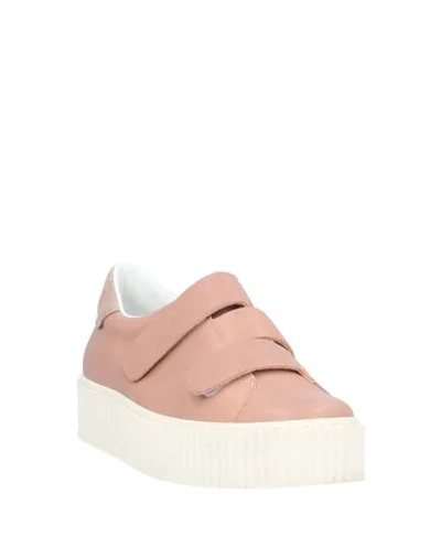 Shop Lemaré Sneakers In Pastel Pink