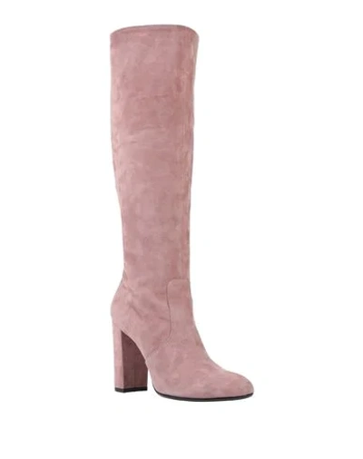 Shop Anna F Boots In Pastel Pink