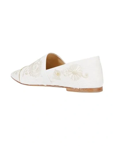 Shop Etro Loafers In White