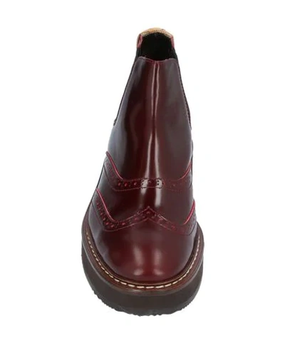 Shop Alviero Martini 1a Classe Ankle Boot In Maroon
