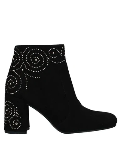 Shop Adele Dezotti Ankle Boots In Black