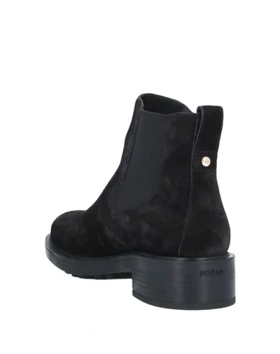 Hogan Ankle Boots In Black