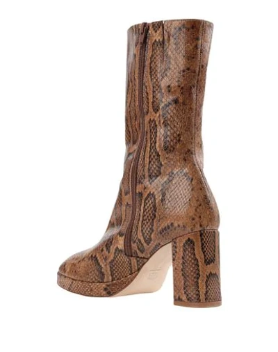 Shop Miista Ankle Boots In Camel