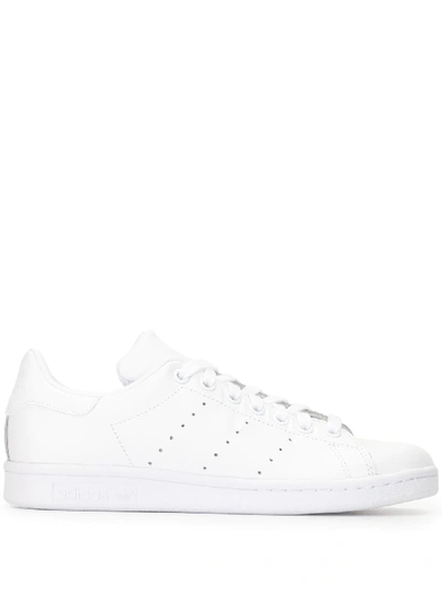 Adidas Originals Lace Up Trainers In White