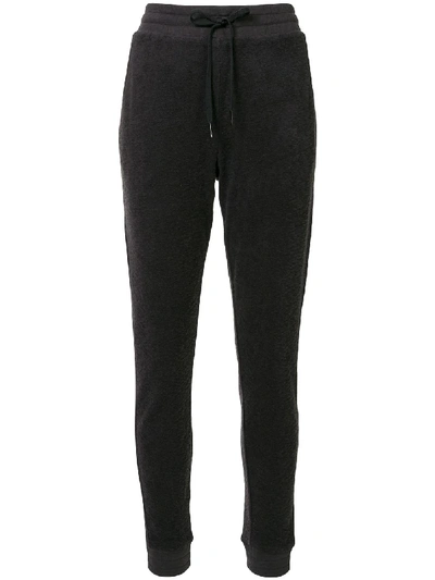 Shop Alala Drawstring Tapered Trousers In Black