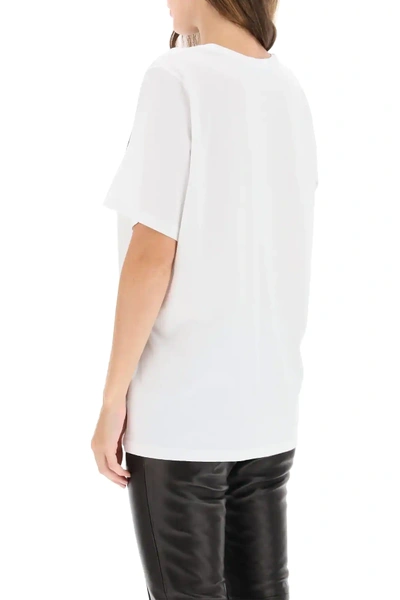 Shop Golden Goose Aira Golden Rainbow T-shirt In White