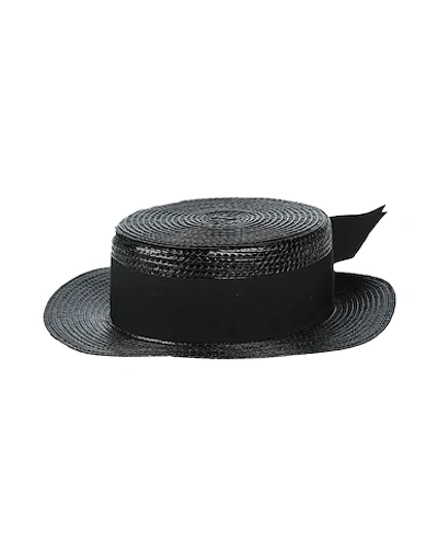 Shop Saint Laurent Hats In Black