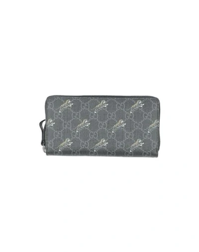 Shop Gucci Wallet In Steel Grey