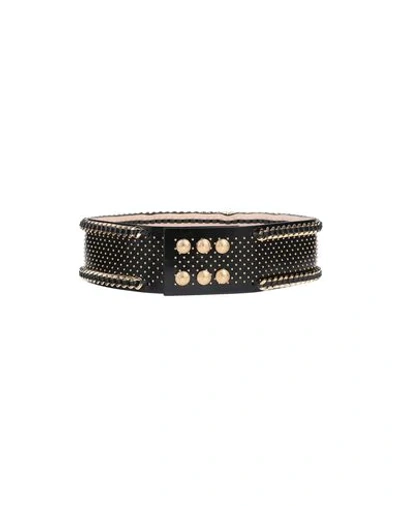 Shop Balmain High-waist Belt In Black