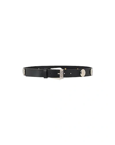 Shop Versace Jeans Couture Belts In Black