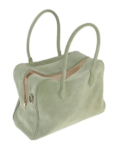 Shop Balmain Handbags In Military Green