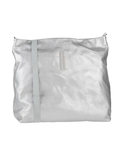 Shop Rick Owens Cross-body Bags In Silver