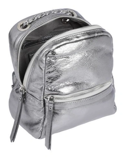 Shop Gianni Chiarini Backpacks In Silver