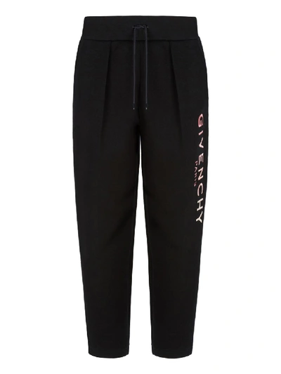 Shop Givenchy Black Logo Sweatpants