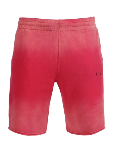 Shop Off-white Gradient Sweat Shorts