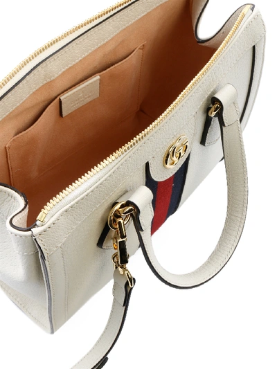 Shop Gucci Ophidia Bag Small In White