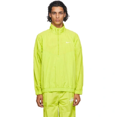 Shop Nike Green Stussy Edition Nrg Windrunner Jacket In Brt Cactus