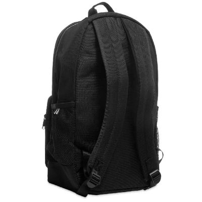 Shop Fred Perry Authentic Textured Polyester Backpack In Black