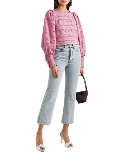 Shop Anna Mason Blouses In Pastel Pink